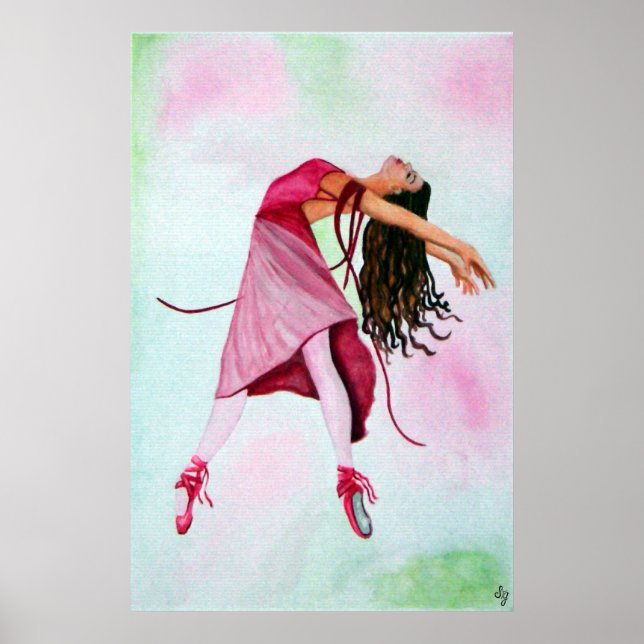 Poster Le Ballet En Rose (Devant)