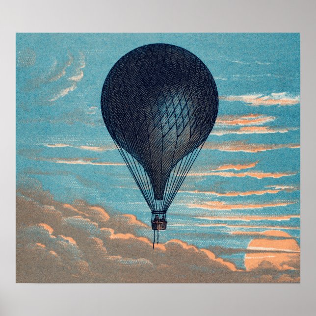 Poster "Le Ballon Hot Air" (Vorne)