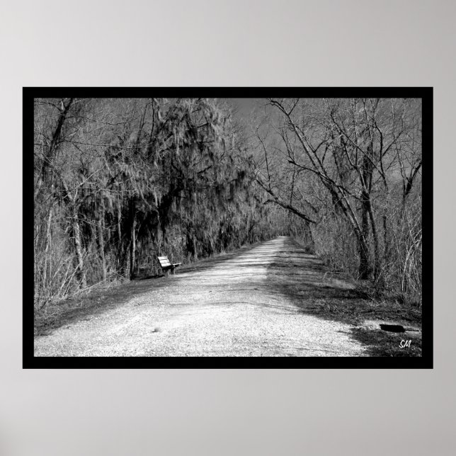 Poster Le banc (Devant)