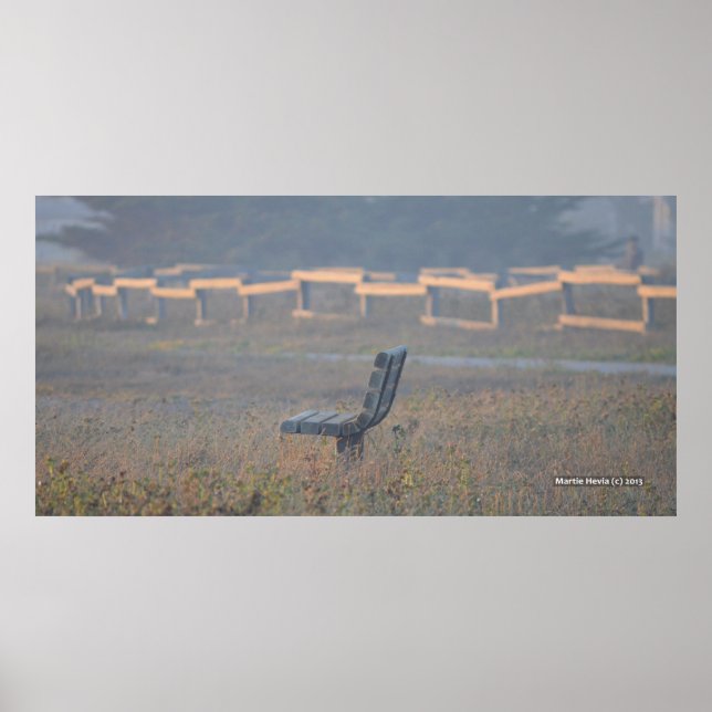 Poster Le Banc II (Devant)