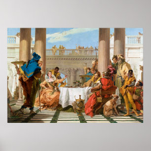 Poster Le Banquet de Cléopâtre de Giambattista Tiepolo