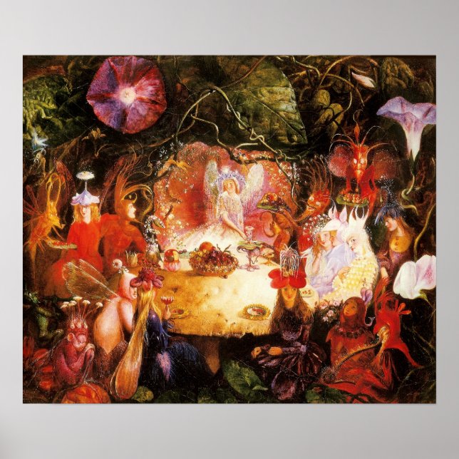 Poster Le "Banquet des fées" de Fitzgerald - Imprimer (Devant)