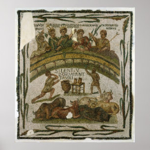 Poster Le banquet du costume, de El-Jem c.200-220