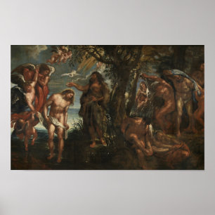 Poster Le baptême du Christ