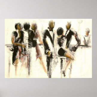 Poster Le bar du vernissage