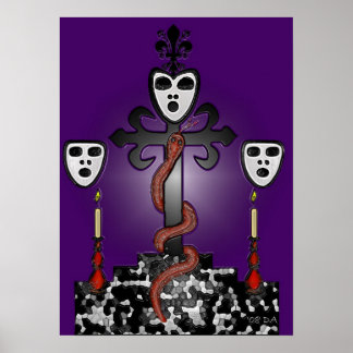 Poster Le baron Samedi et le Voodoo Guede
