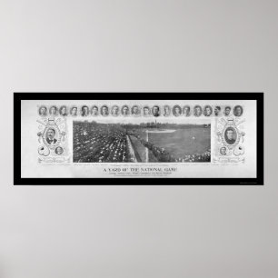 Poster Le base-ball de Chicago Cubs soutient la photo