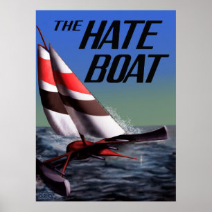 Poster Le bateau ICS de haine