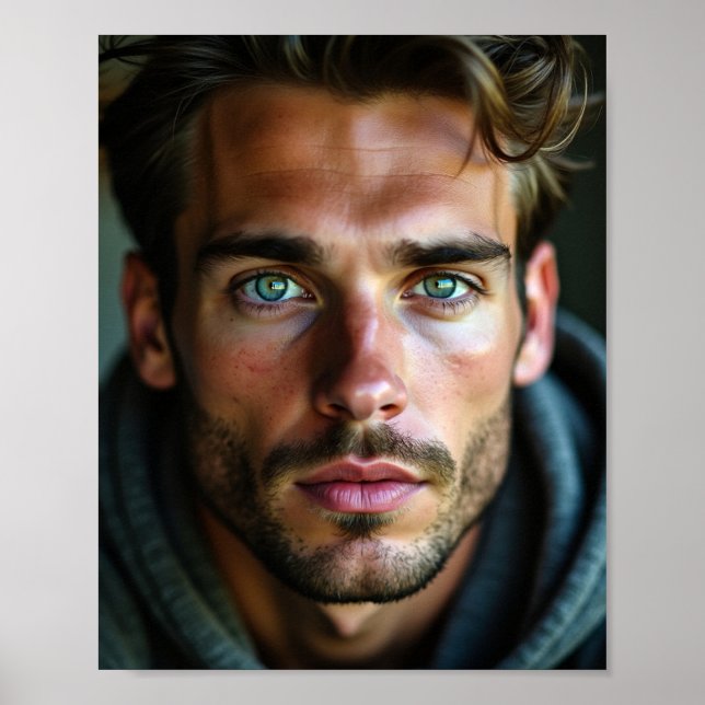 Poster Le beau jeune Américain (Devant)