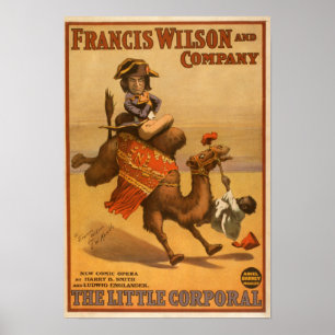 Poster "Le bébé égyptien Theatr de petit" chameau