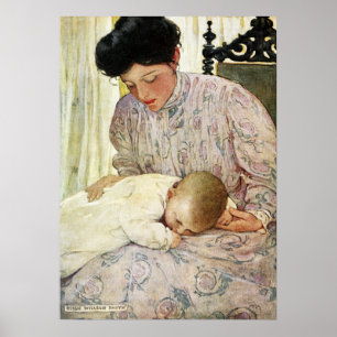 Poster Le bébé par Jessie Willcox Smith