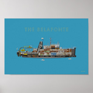 Poster Le Belafonte La vie aquatique