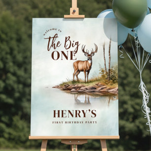 Poster Le Big ONE Deer première chasse 1er anniversaire