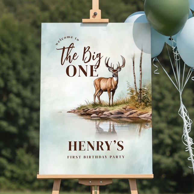 Poster Le Big ONE Deer première chasse 1er anniversaire (Créateur téléchargé)