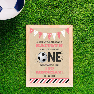 Poster Le Big One   Football 1er anniversaire Bienvenue