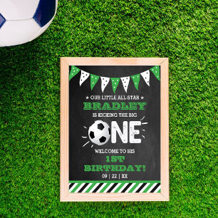 Poster Le Big One   Football 1er anniversaire Bienvenue