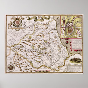 Poster Le Bishoprick et la ville de Durham