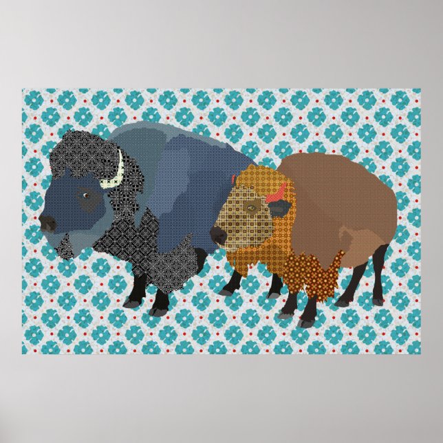 Poster Le Bleu de Buffalo (Devant)