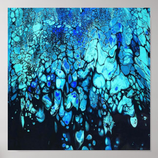 Poster Le bleu profond