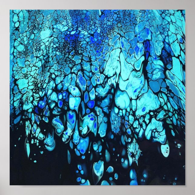 Poster Le bleu profond (Devant)