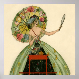 Poster “Le Bol à Poisson” par Umberto Brunelleschi