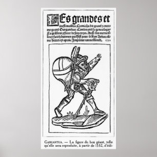 Poster Le Bon Géant, de "Gargantua" de François