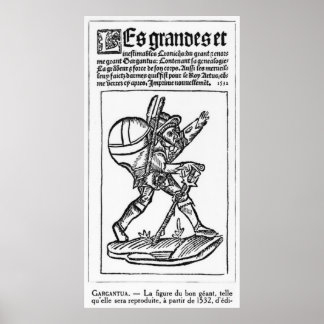 Poster Le Bon Géant, de "Gargantua" de François