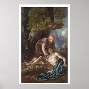 Poster Le bon Samaritain, c.1751-52 (huile sur la toile)