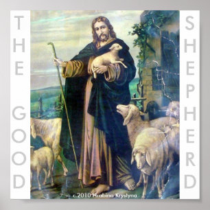 POSTER LE BON SHEPHERD...NOTRE SEIGNEUR JÉSUS