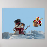 Le Bonhomme de neige et l'Abeille