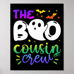 Poster Le Boo Cousin Crew Halloween Ghost Trick Treat Sq