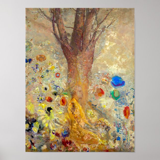 Poster Le Bouddha | Odilon Redon | (Devant)