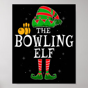 Poster Le Bowling Elf Group fait la jonction de Noël fami