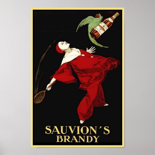 Poster Le brandy de Sauvion (Devant)