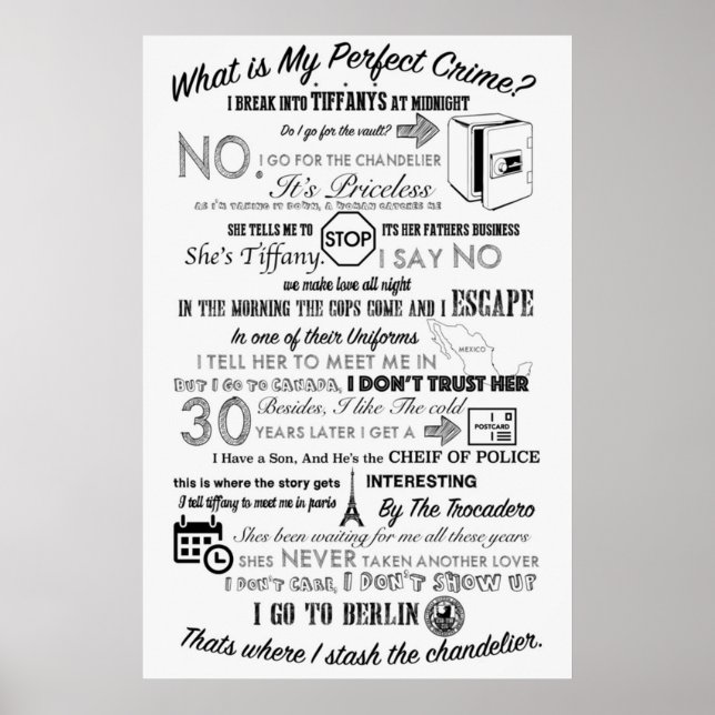 Poster Le Bureau Dwights La Criminalité Parfaite (Devant)