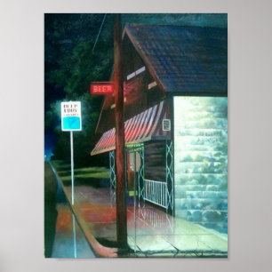 Poster "Le cabaret du remous profond" de Michael Sabatini