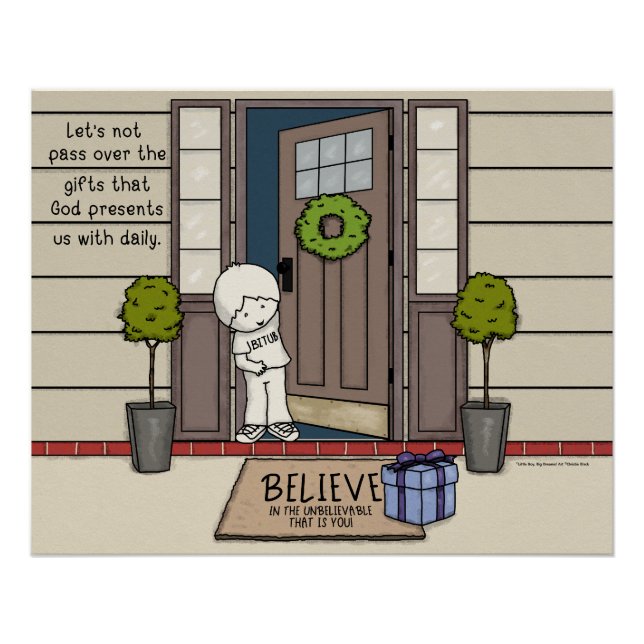 Poster Le cadeau quotidien de Dieu (Devant)
