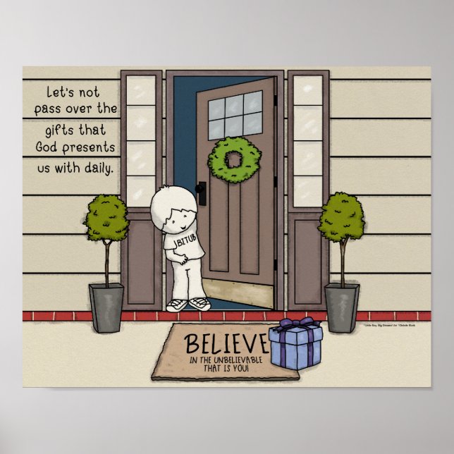 Poster Le cadeau quotidien de Dieu (Devant)