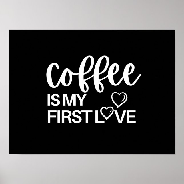 Poster Le café est mon premier amour (Devant)
