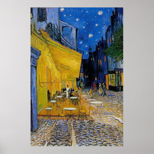 Poster Le Café Terrasse de Vincent Van Gogh