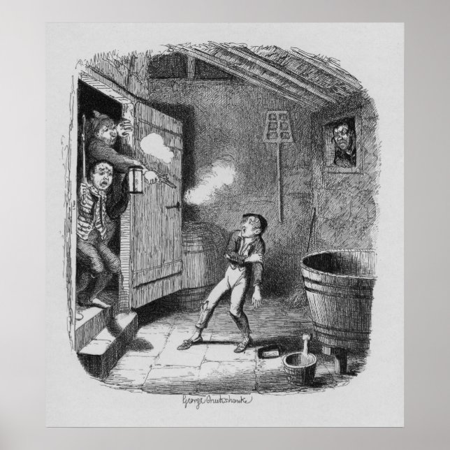 Poster Le cambriolage d'Oliver (Devant)