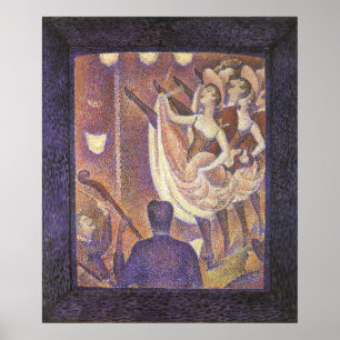 Poster Le Can Can Dance, Le Chahut de Georges Seurat