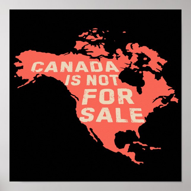 Poster Le Canada n'est pas destiné à la vente (Devant)