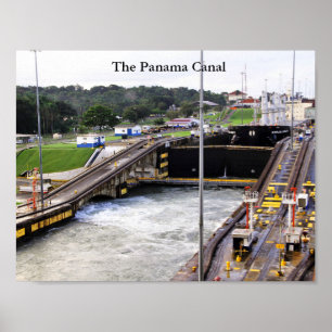Poster Le canal de Panama, Photographie élevée de Def