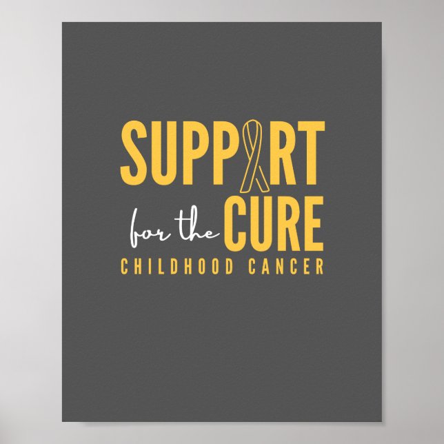 Poster le cancer de l'enfance. soutien pour le traitement (Devant)