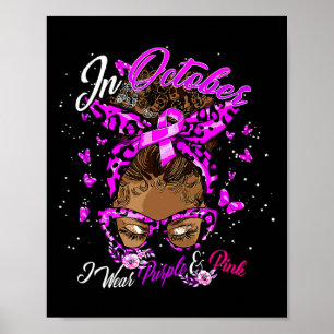 Poster Le Cancer Du Sein Et La Sensibilisation À La Viole