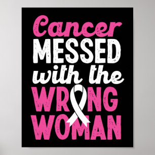 Poster Le Cancer Envahi Par Le Malheureux Cancer Du Poumo