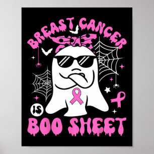 Poster Le cancer est une feuille de seins Cancer guerrier