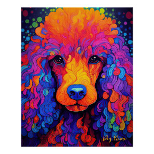 Poster Le caniche 001 - Zetton Ziana