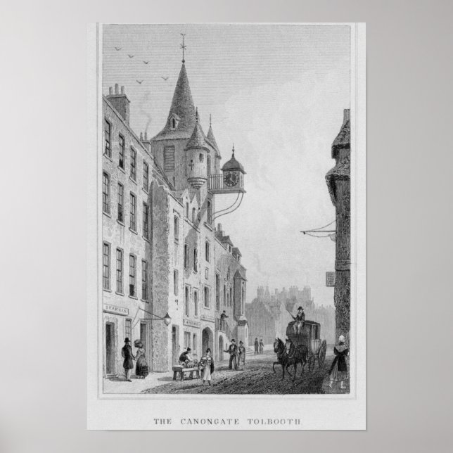Poster Le Canongate Tolbooth, Édimbourg (Devant)